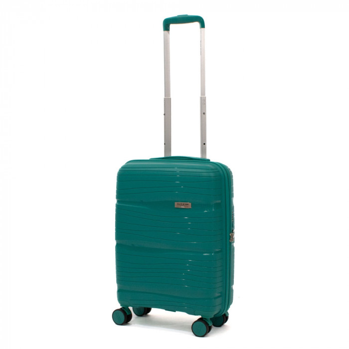 Troler Waves, Albastru Petrol, 55X39X19 cm ComfortTravel Luggage