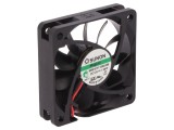 Ventilator DC 12V, axial 60x60x15mm, 44,62m3/h, SUNON