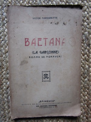 Baetana LA GARCONNE - Victor Margueritte foto