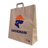 Sacosa CMI personalizata Dedeman, hartie, natur, maner aplicat, 7 kg, 45 x 17 x 49 cm