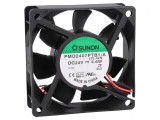 Ventilator axial DC 24V 70x70x25mm 83,25m3/h 45dBA cu bilă