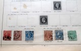 Lot 6 timbre Rom&acirc;nia Carol I 1879&ndash;1880, clasice, ștampilate -A42