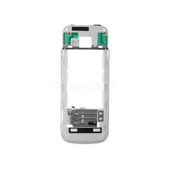 Nokia 6730 Classic Middlecover alb