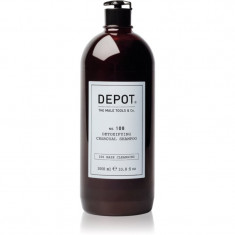 Depot No. 108 Detoxifing Charchoal Shampoo șampon detoxifiant pentru curățare pentru toate tipurile de păr 1000 ml