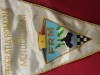Fanion matase groasa Federatia Romana de Motociclism , Republica Socialista Romania , cu stema RSR , EXCEPTIONAL