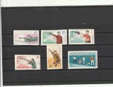 ROMANIA 1965 LP 608 a CAMPIONATELE EUROPENE DE TIR NEDANTELAT SERIE MNH NESTAMPILATA