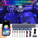 Lumini ambientale 18 in 1 Acrilice Led RGB cu aplicatie telefon, Volkswagen
