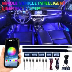 Lumini ambientale 18 in 1 Acrilice Led RGB cu aplicatie telefon