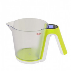 Cantar de bucatarie digital Zilan ZLN 7788V, cu cana, capacitate 2 kg, Verde - ZLN7788V foto