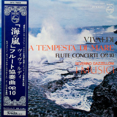 Vinil LP "Japan Press" Vivaldi – La Tempesta Di Mare, Flute Concerti Op. 10 (VG)