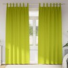 VidaXL Perdele cu perdele 2 pcs Verde măr Poliester