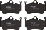 Set placute frana disc Porsche 718 Cayman, Boxster, Cayman Motor 2.0, 2.5 GTS, 2.7, 2.9, GTS 3.4, R 3.4, S 2.5, S 3.4, 73x12x3mm, OE 98735293900