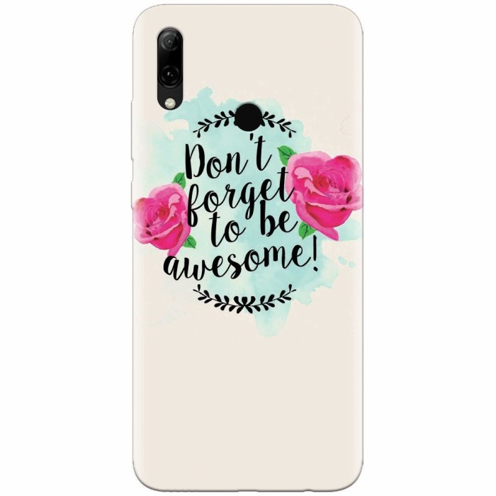 Husa silicon pentru Huawei P Smart 2019, Dont Forget