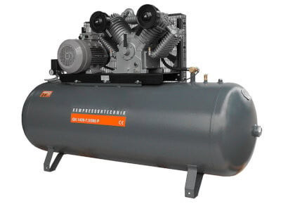 Compresor de aer profesional cu piston - 7.5kW, 1400 L/min, 10bari - Rezervor 500 Litri - WLT-PROG-1400-7.5/500 foto