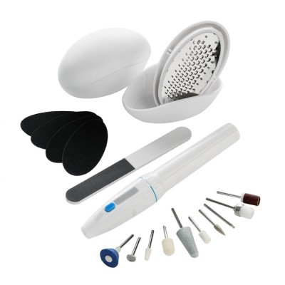 Set de pedichiura si manichiura Ped Egg,cu 18 piese incluse foto