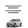 Set bandouri protectie usi compatibil Dacia Sandero / Sandero Stepway 2008-2012