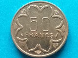 AFRICA CENTRALA-50 FRANCS 1977 (Lit.E-Camerun)