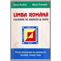 Elena Rudica, Maria Trandafir - Limba Romana - Culegere de exercitii si teste - 116928 foto