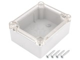 Carcasă Universală ABS Gri cu Garnitură 74x89x41mm