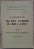 Contributiuni la tratamentul rahitismului la animale cu vitakalk/ 1938, Alta editura