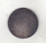bnk mnd Romania 2 lei 1875 , argint