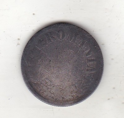 bnk mnd Romania 2 lei 1875 , argint foto