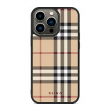 Husa iPhone 14 Pro Max - Skino Bellberry, textil bej