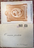 O SCRISOARE PIERDUTA de ION LUCA CARAGIALE/ PROGRAM PENTRU PREMIERA PIESEI DE TEATRU DIN IANUARIE 1972/ BOGAT ILUSTRATA,24 PAG./31 X 22 cm.