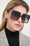 Cumpara ieftin Philipp Plein ochelari de soare femei, culoarea negru