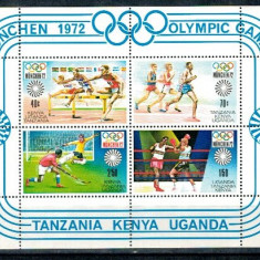 Kenya-Uganda-Tanzania 1972 - JO Munchen colita neuzata