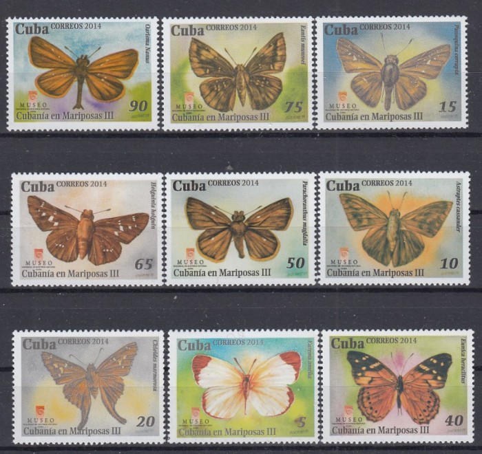Cuba 2014 - FLUTURI - MNH