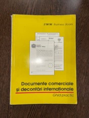 Documente comerciale si decontari internationale. Ghid practic foto