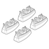 Kit montaj bare plafon C158 pentru Mercedes Classe C si E, fixpoint