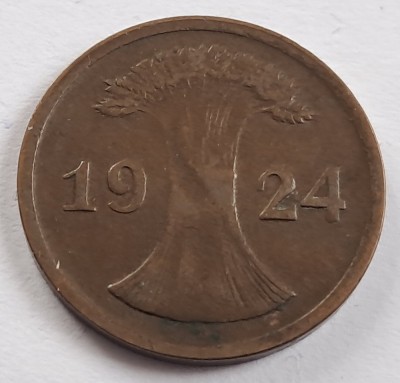 Germania , 2 Rentenpfennig 1924 foto