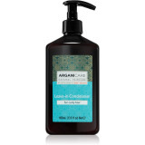 Arganicare Argan Oil &amp; Shea Butter Leave-In Conditioner balsam (nu necesita clatire) pentru păr creț 400 ml