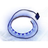 Banda LED Inter-Tech albastra 30cm Molex, Inter Tech