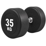Gantera SportMann Profi 35 kg din metal cu invelis poliuretan
