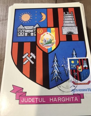 CPIF Stema cu timbru al Judetului Harghita foto