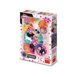 Cumpara ieftin Puzzle neon Minnie, 100 piese &ndash; DINO TOYS