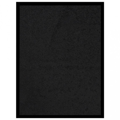 Covoraș intrare, negru, 40x60 cm foto