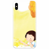Husa silicon pentru Apple Iphone XS Max, Child Autumn Paint Hd