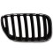 Grila radiator Bmw X5 (E53), 05.2003-10.2006, dreapta, crom/negru, 51137113734, 205205-2