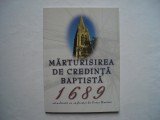 Marturisirea de credinta baptista 1689 - Peter Masters