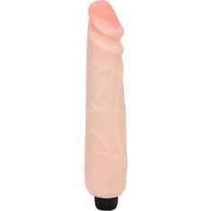 Vibrator Cyberskin Big, Multispeed, TPE, Natural, 25 cm