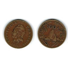 Polynezia Franceza 1976 - 100 francs, circulata