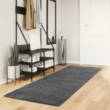 vidaXL Covor &bdquo;OVIEDO&rdquo;, fire scurte, antracit, 80x250 cm