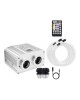 Kit Fibra Optica Plafon Instelat Auto TWINKLE RGBW 32W 600 Fire 0.75mm si 3M lungime , Control din Aplicatie Telefon si Telecomanda cu Infrarosu AutoR