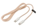 Cablu USB 2.0 LOGILINK USB-C 1m Roz Viteză 480Mbps Dual Mufă