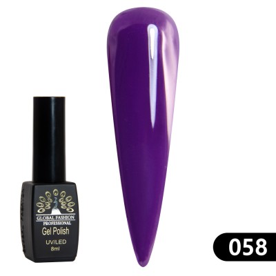 Oja semipermanenta BLACK ELITE, Global Fashion 8 ml, 058 foto