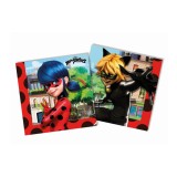 Set 20 servetele petrecere Miraculous Zag , 33 x 33 cm